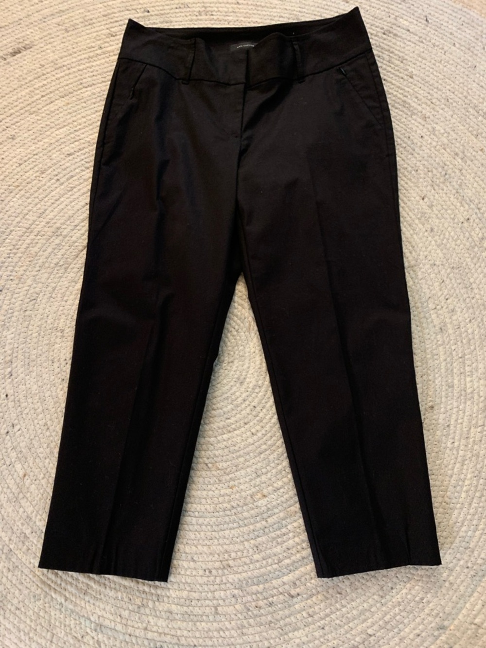 Ann Taylor Black Dress Pants - Tailored Cropped Style